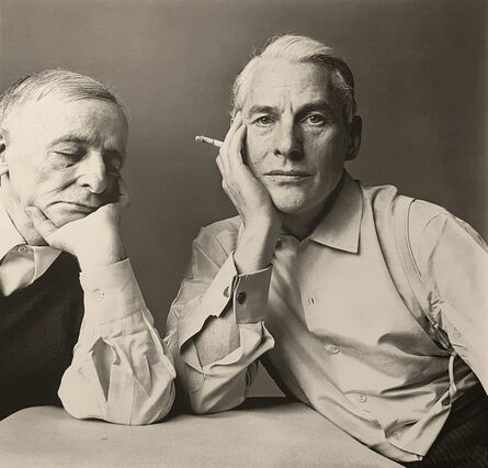 Irving Penn, ‘Frederick Kiesler & Willem de Kooning’, 1960