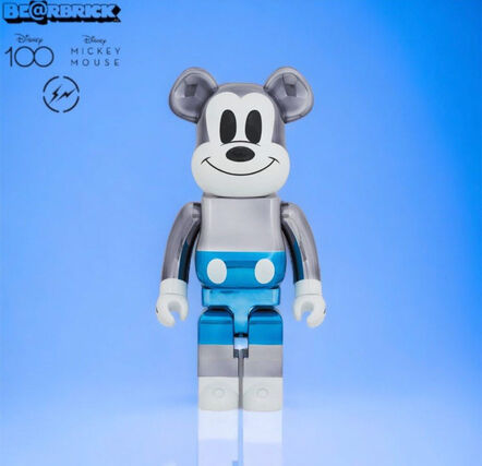 Medicom, ‘Fragment Mickey Mouse Be@rbrick 1000%  ( Bearbrick) ( Blue)’, 2023
