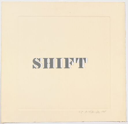 Luis Camnitzer, ‘Shift’, 1968