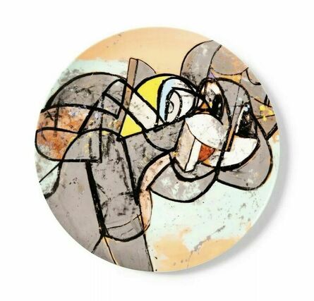 George Condo, ‘"Machine Bugs" Plate’, 2021
