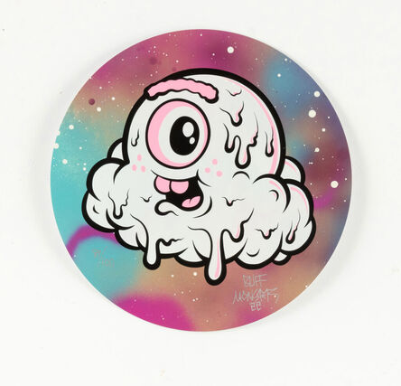 Buff Monster, ‘Looking Forward (Silver/Pink)’, 2022