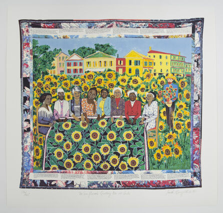 Faith Ringgold, ‘The Sunflower Quilting Bee at Arles ’, 1997