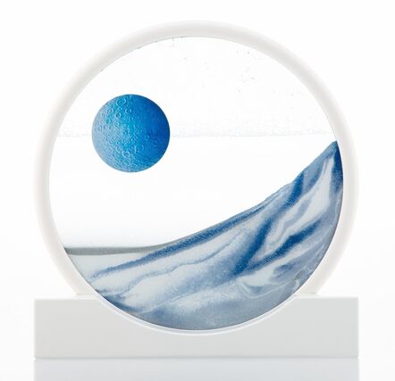 Daniel Arsham, ‘Sand Circle (Blue)’, 2019