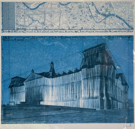 Christo, ‘Wrapped Reichstag XV’, 1995