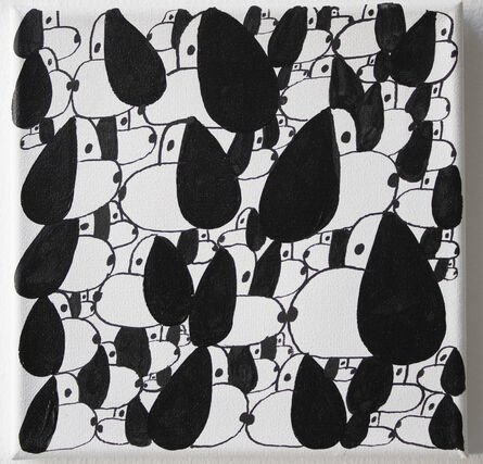 Nina Bovasso, ‘Black + White SNOOPIES’, 2019