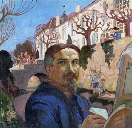 Maurice Denis, ‘Self Portrait in front of the Priory’, 1921