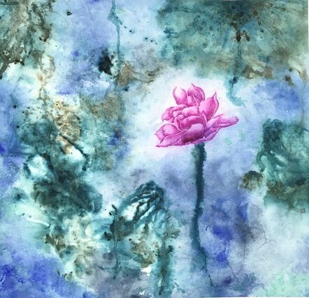 Rebecca HON, ‘Lotus Zen No.3 墨荷禪境 No.3’, 2017