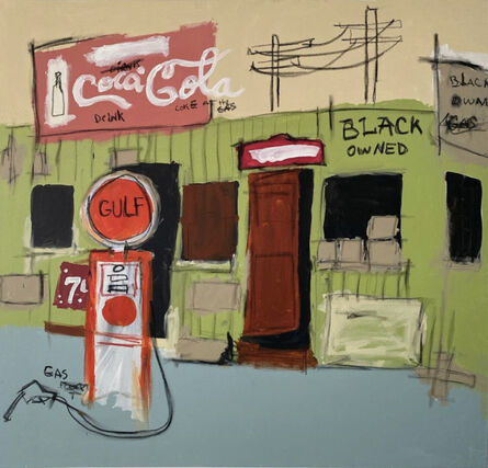 Jammie Holmes, ‘Black-owned Gas Station’, 2019