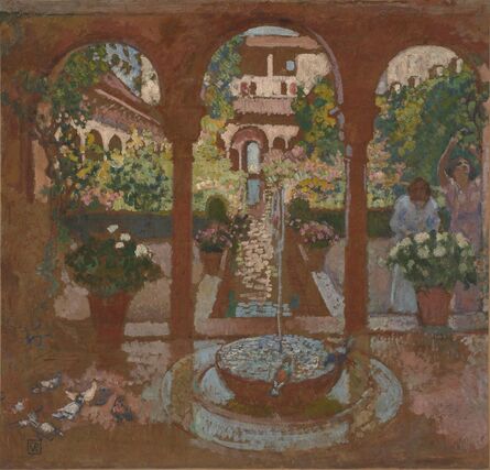 Théo van Rysselberghe, ‘Garden of the Generalife in Granada’, 1913