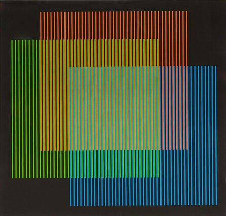 Carlos Cruz-Diez, ‘Addition Chromatique RGB Serie Semana - Lunes’, 2013