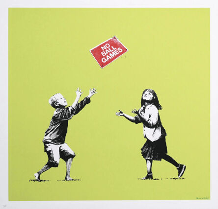 Banksy, ‘No Balls Games (Green)’, 2009