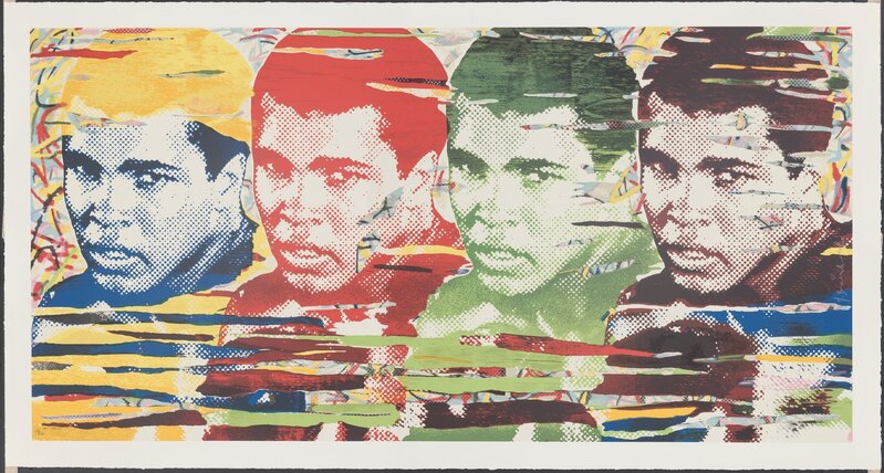 Mr. Brainwash, ‘The Greatest’, 2014, Print, Screenprint in colors on hand torn archival paper, Heritage Auctions