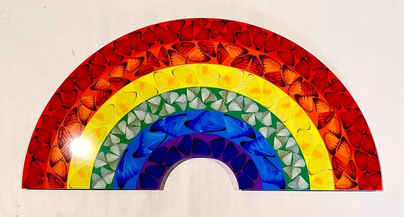 Damien Hirst, ‘Butterfly Rainbow (Small)’, 2020, Print, Laminated Giclée print on aluminum composite panel, Samhart Gallery