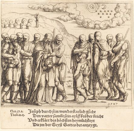 Augustin Hirschvogel, ‘Joseph Recounts His Dreams’, 1547