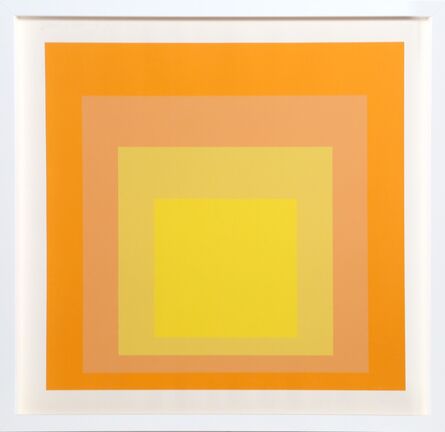 Josef Albers, ‘Interaction of Color: Homage to the Square (Yellow)’, 1973
