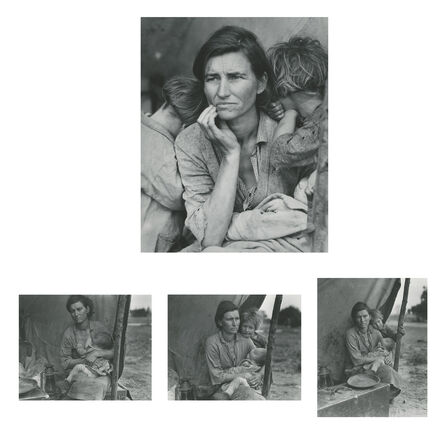 Dorothea Lange, ‘Migrant Mother, Nipomo, California (and three variants)’, 1936