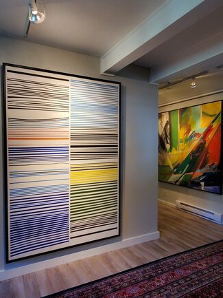 ABSTRACTION, THEN & NOW: Paintings by Jane Eccles, installation view