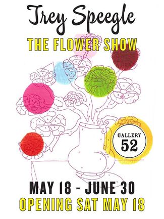 Trey Speegle: The Flower Show, installation view