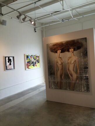 First Oeuvre: Multimedia works at the Parmigiani Gallery, Miami, installation view