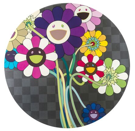 Takashi Murakami, ‘Purple Flowers in a Bouquet’, 2011