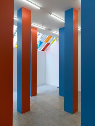 Daniel Buren | To Align: works in situ 2017, installation view
