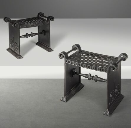Folke Bensow, ‘A pair of stools, model no. 1’, circa 1925