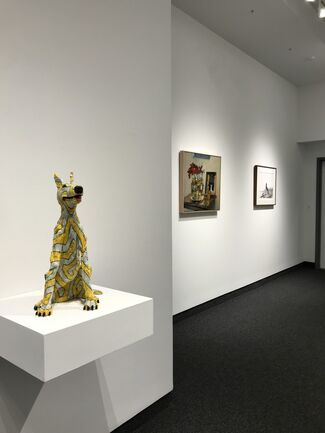 House-trained: Contemporary Depictions of Dogs, installation view