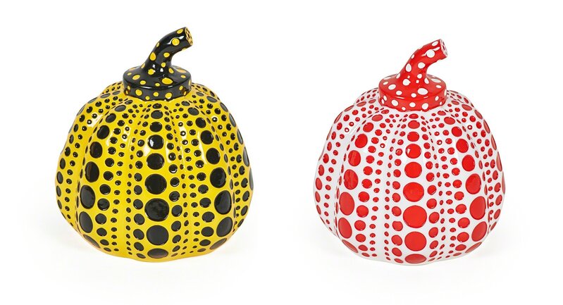 Yayoi Kusama, ‘Pumpkin (Yellow) and Pumpkin (Red)’, ca. 2013, Sculpture, Painted cast resin (Two), Rago/Wright/LAMA/Toomey & Co.