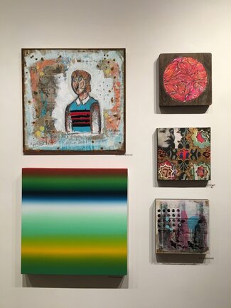 "Square Pegs", Parlor Gallery's 10th Anniversary Exhibition, installation view
