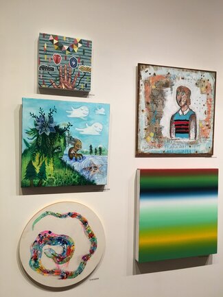 "Square Pegs", Parlor Gallery's 10th Anniversary Exhibition, installation view