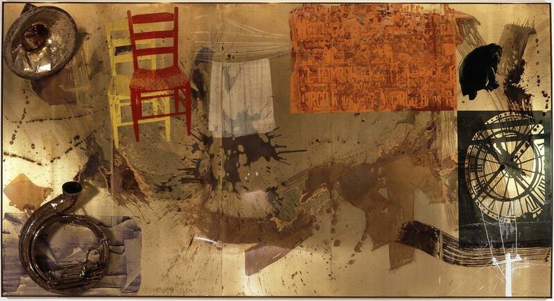 Robert Rauschenberg, ‘Orrery (Borealis)’, 1990, Acrylic and tarnishes on brass with brass objects, Robert Rauschenberg Foundation