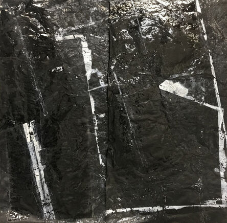 Zheng Chongbin 郑重宾, ‘Two Dark Frosted Surfaces 黑色霜冻的两个表象’, 2018
