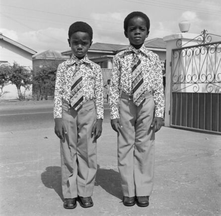 James Barnor, ‘Kids dressed in identical suits, Accra, 1970s or 1980s  ’, 2019