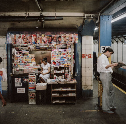 Janet Delaney, ‘Newsstand in the 34th Street Station, 1985’, 2020