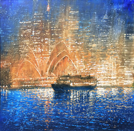 David Hinchliffe, ‘Shimmering Harbour Sydney’, 2019