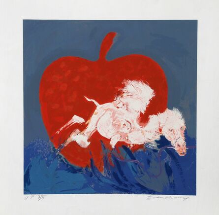 Robert Beauchamp, ‘Camel and Red Apple’, 1980
