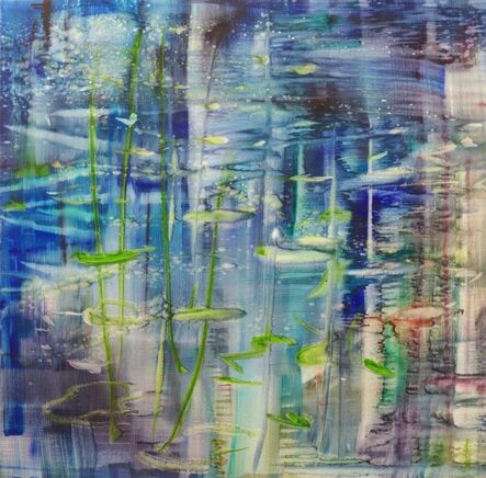 Matthias Meyer, ‘Green Waterlilies’, 2021