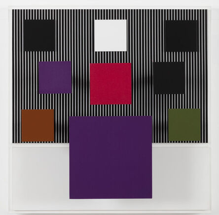 Jesús Rafael Soto, ‘Le carré violet’, 2001