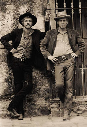 Robert Redford & Paul Newman, Butch Cassidy and the Sundance Kid, 1968