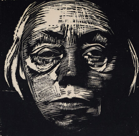 Käthe Kollwitz, ‘Self-Portrait from the Front | Selbstbildnis von vorn’, 1922/23