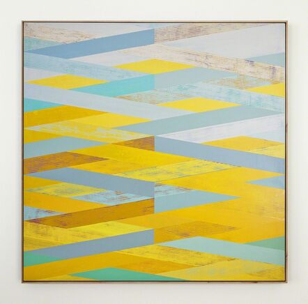 Sunny Taylor, ‘Weave with Yellow & Aqua’, 2016
