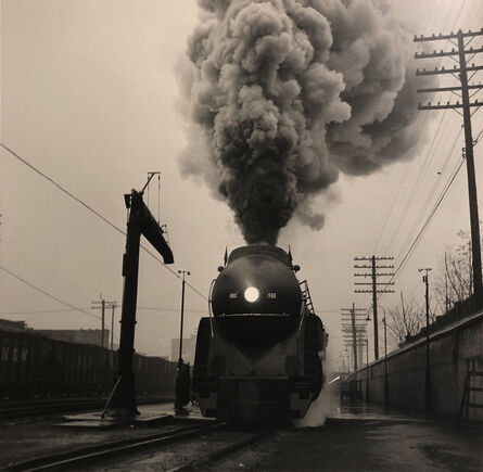 O. Winston Link, ‘The Cavalier Leaves Williamson, West Virginia on a Rainy Day (NW 2024)’, 1958