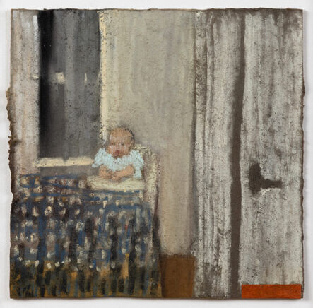 Adrian Nivola, ‘Nighttime Interior with a Baby’, 2023