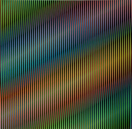 Carlos Cruz-Diez, ‘Induction Chromatique a Double Fréquence RGB Serie Semana - Martes’, 2013