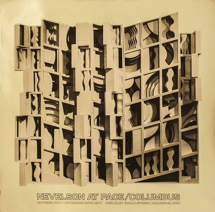 Louise Nevelson, ‘At Pace Columbus (Gold)’, 1977