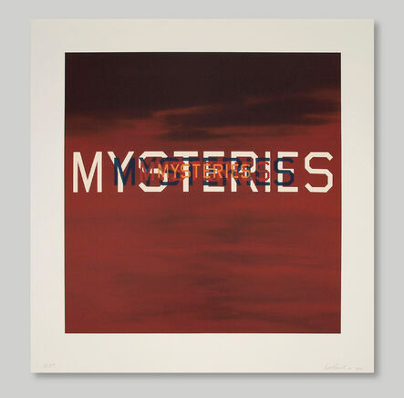 Ed Ruscha, ‘Mysteries’, 2021