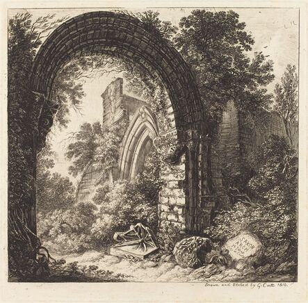 George Cuitt the Younger, ‘Saxon Arch’, 1810