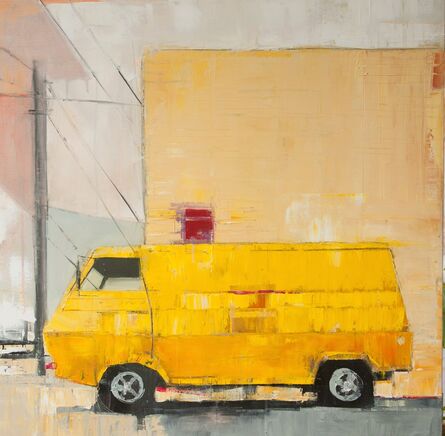 Ruth Shively, ‘Yellow Van with Yellow Building’, 2016