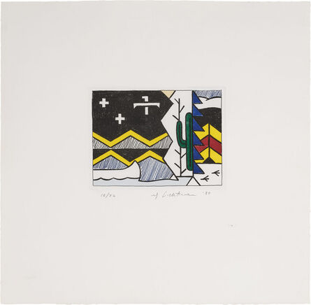 Roy Lichtenstein, ‘Night Scene’, 1980