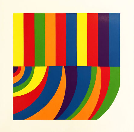 Sol LeWitt, ‘Arcs and Band in Color F’, 1999